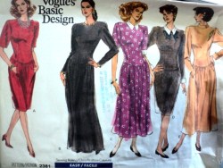 2381 89 EZ SS-LS DROP WAIST STRT-A-DRESS LENGTHS PATTERN 12-16